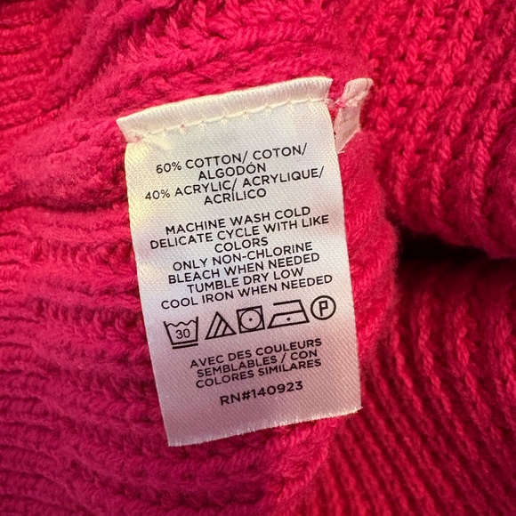 LOFT Fuchsia Button-Up Cardigan - Picture 2 of 2